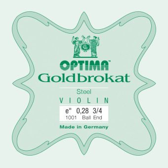 Optima struny pro housle Lenzner Goldbrokat Violine E 0,28 K x-hart