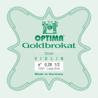 Struny pro housle Goldbrokat E 0,28 K x-hart