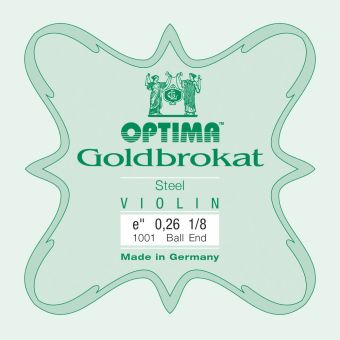 Struny pro housle Goldbrokat E 0,26 K medium