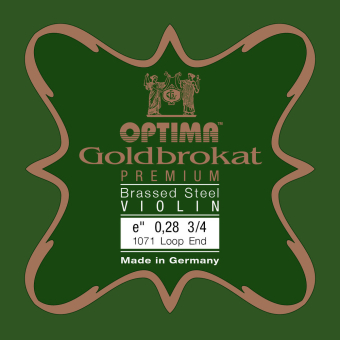 Optima Struny pro housle Goldbrokat Premium - motaženo posazí