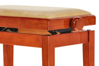 GEWA Piano stolička Deluxe Třešeň lesk