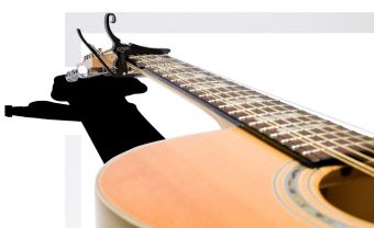 Kapodaster Quick-Change kapodastr pro akustickou kytaru 12-str. black KG12BA