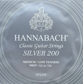 Hannabach Struny pro klasickou kytaru série 900 Medium/Low Tension Silver 200