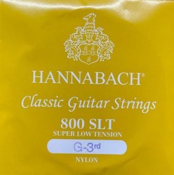Hannabach Struna pro klasickou kytaru série 800 Super Low Tension Postříbřené