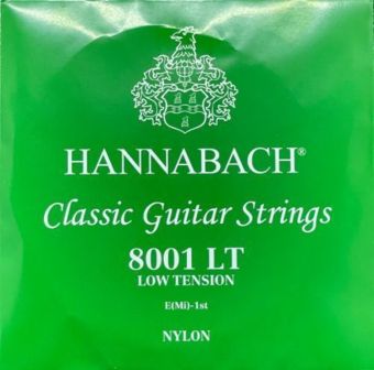 Hannabach Struna pro klasickou kytaru série 800 Low tension Postříbřené
