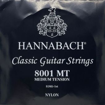 Hannabach Struna pro klasickou kytaru série 800 Medium tension Postříbřené