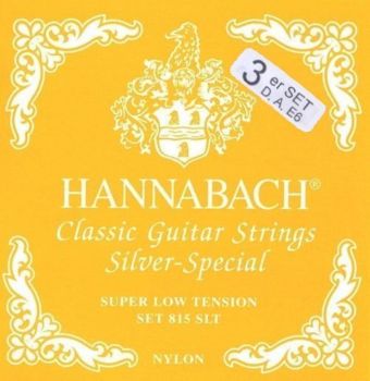Hannabach Struny pro klasickou kytaru série 815 Super Low Tension Silver special