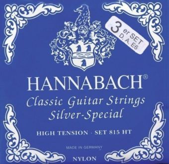 Hannabach Struny pro klasickou kytaru série 815 High tension Silver special