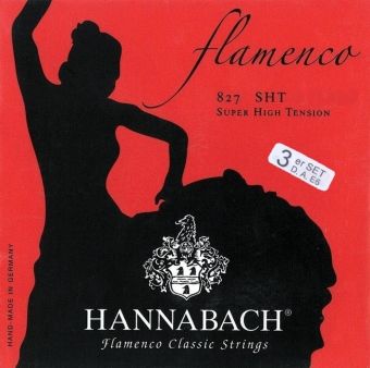 Hannabach Struny pro klasickou kytaru série 827 Super High Tension Flamenco
