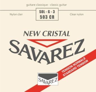 Struny pro Klasickou kytaru Alliance - jednotlivé struny G3 New Cristal High 503CR