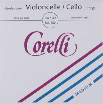 Struny pro Cello Ocel 480