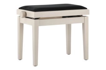 Piano stolička Deluxe White Birch Černé sedadlo