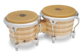 Bongo Generation II Wood Natur, Chrome HW LP201AX-2