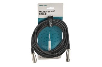 Kabel pro mikrofon Basic Line 6 m/jednotkové balení 10 ks