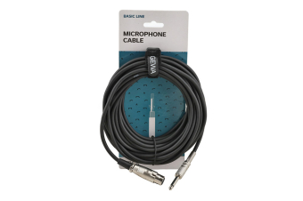 Kabel pro mikrofon Basic Line 9 m/jednotkové balení 5 ks