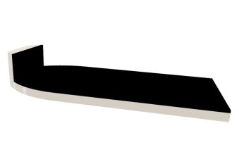 Součástky pro smyčec Violin Ebony base