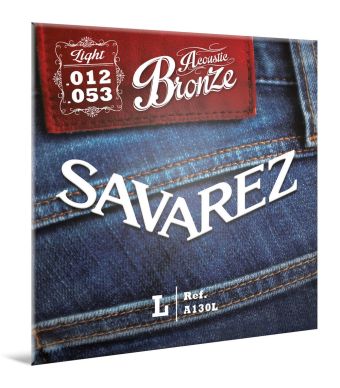 Savarez struny pro akustickou kytaru Acoustic Light .012-.053 A130L