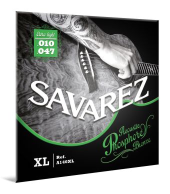 Savarez struny pro akustickou kytaru Acoustic Ex-Light .010-.047 A140XL