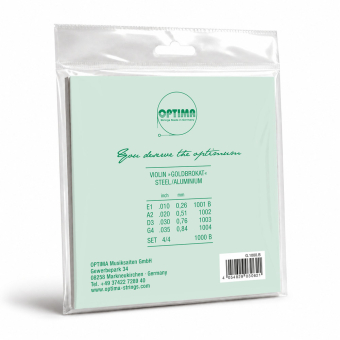 Optima struny pro housle Lenzner Goldbrokat Violine Sada 4/4 1000B