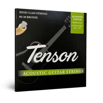 Struny pro Akustickou kytaru Tenson Bronz .011-.052, Custom Light Sada+