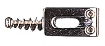 Sedlo strun Stratocaster-Modely 10,8 mm široké, chrom