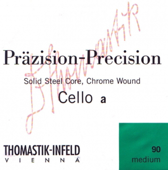 Thomastik struny pro čelo Precizní ocel Medium 102