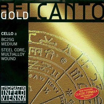 Struny pro Cello Belcanto Gold Medium BC27G