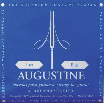 Augustine struny pro klasickou kytaru Sada Blau high