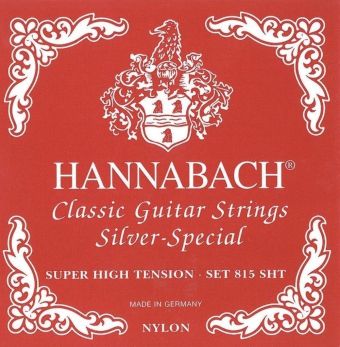 Struny pro klasickou kytaru série 815 Super High Tension Silver special H/B2 8152SHT