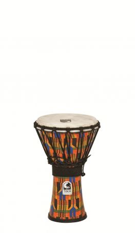 Djembe Freestyle Rope Tuned Kente Cloth SFDJ-7K