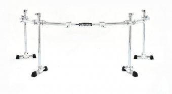 Gibraltar Rack System Chrome Series 4-pole curved Rack