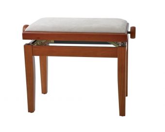 Piano stolička Deluxe Třešeň mat Béžový potah JB2
