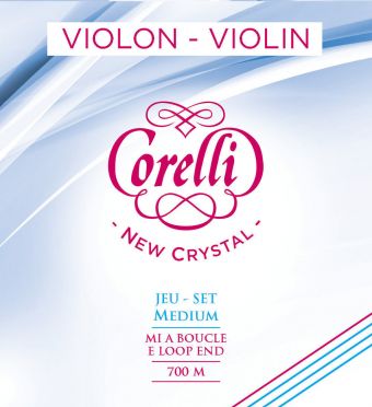 Corelli struny pro housle New Crystal Medium 700M