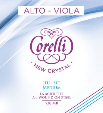 Corelli struny pro violu New Crystal Medium 730MB