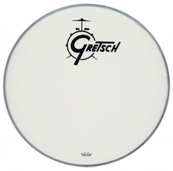 Gretsch Bassdrum blána Ambassador - bílá zdrsněná