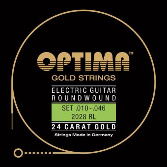 Optima Optima struny pro E-kytaru Gold Strings Round Wound