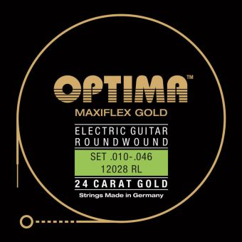 Optima Optima struny pro E-kytaru Gold Strings. Maxiflex