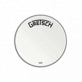 Gretsch Bassdrum blána Ambassador - bílá zdrsněná