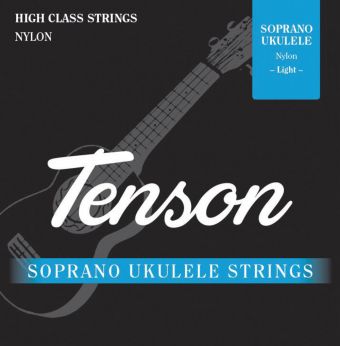 Struny pro Ukulele Tenson Černý nylon .022-.032 Sada+