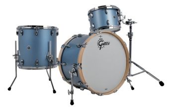 Bass drum USA Brooklyn Satin Ice Blue Metallic