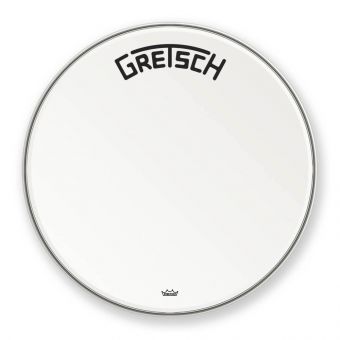 Gretsch Bassdrum blána Ambassador - bílá zdrsněná