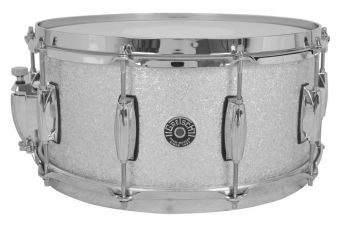 Snare drum USA Brooklyn Stříbrná třpytivá