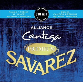 Savarez struny pro klasickou kytaru Alliance Cantiga Premium Sada High 510AJP