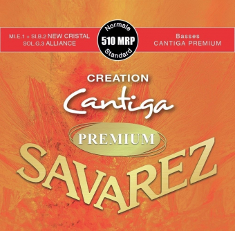 Savarez struny pro klasickou kytaru Creation Cantiga Premium Sada Normal 510MRP