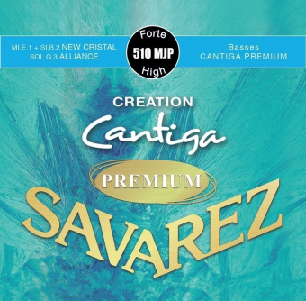 Savarez struny pro klasickou kytaru Creation Cantiga Premium Sada High 510MJP