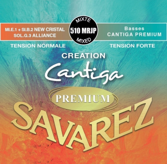 Savarez struny pro klasickou kytaru Creation Cantiga Premium Sada mix 510MRJP