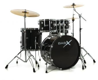 Drumset Basix Classic Plus Černá barva