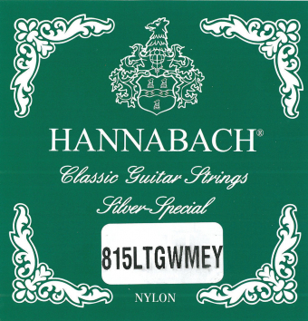 Hannabach Struny pro klasickou kytaru série 815 Low tension Silver special
