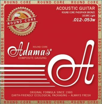 Adamas Adamas struny pro akustickou kytaru Historic Reissue Phosphor Bronze Round Core