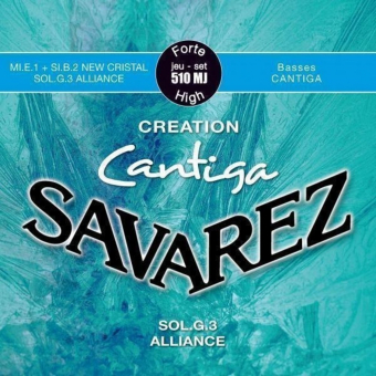 Savarez struny pro klasickou kytaru Creation Cantiga 510 Sada forte 510MJ